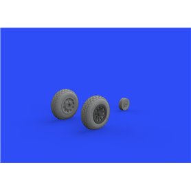 Eduard P-51D wheels block tread 1/48 dla EDUARD