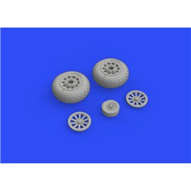 Eduard P-51D wheels block tread 1/48 dla EDUARD