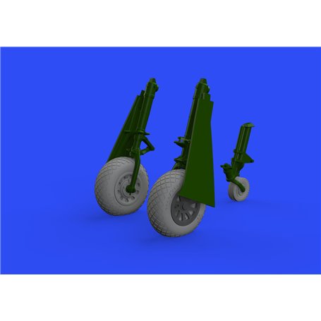 Eduard P-51D wheels diamond tread 2 1/48 dla EDUARD