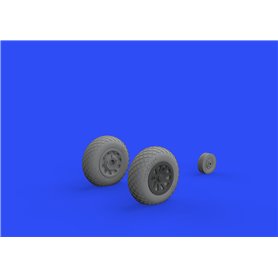 Eduard P-51D wheels diamond tread 2 1/48 dla EDUARD