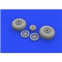 Eduard P-51D wheels diamond tread 2 1/48 dla EDUARD