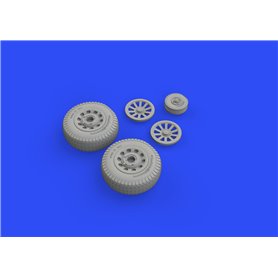 Eduard P-51D wheels rhomboid treat 1/48 dla EDUARD