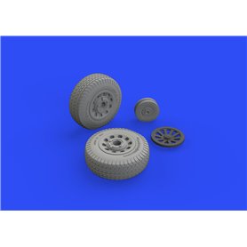 Eduard P-51D wheels rhomboid treat 1/48 dla EDUARD