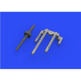 Eduard P-38F/G gun barrels 1/48 dla TAMIYA