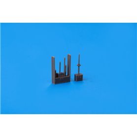 Eduard P-38F/G gun barrels 1/48 dla TAMIYA