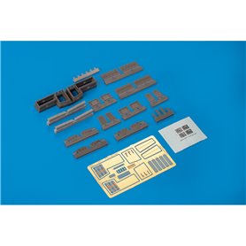 Eduard P-51D gun bays 1/48 dla EDUARD