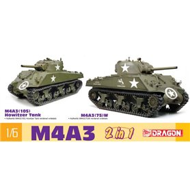 Dragon 75055 1/6 M4A3 105mm/M4A3(75) W (2 in 1)