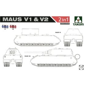 Takom 2050X Maus V1 & V2 (2 in 1) Limited edition