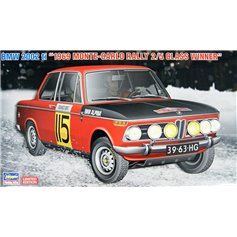 Hasegawa 1:24 BMW 2002ti - 1969 MONTE CARLO RALLY 2/5 CLASS WINNER - LIMITED EDITION