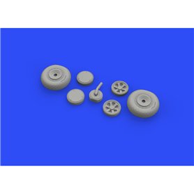 Eduard P-47D wheels 1/72 dla TAMIYA