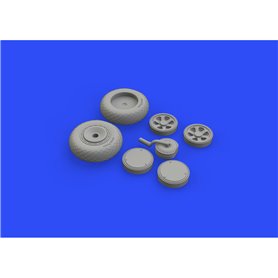 Eduard P-47D wheels 1/72 dla TAMIYA