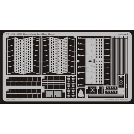 Eduard SBD landing flaps 1/72 dla HASEGAWA