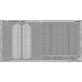 Eduard F-22 bomb bay 1/72 dla FUJIMI