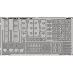 Eduard 1:72 Bomb racks for Sunderland Mk.I - Italeri