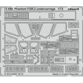 Eduard Phantom FGR.2 undercarriage 1/72 dla AIRFIX