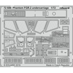 Eduard 1:72 Komory podwozia for Phantom FGR.2 - Airfix