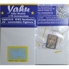Yahu Models 1:72 Seatbelts for Russian airplanes - WWII 