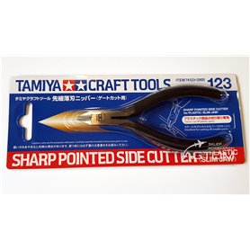 Tamiya 74123 Cążki modelarskie do plastiku - zaostrzone - SHARP POINTED SIDE CUTTER