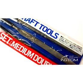 Tamiya Basic File Set - Medium double-Cut