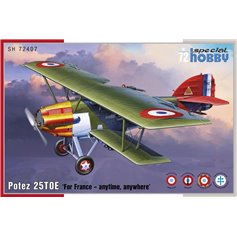 Special Hobby 1:72 Potez 25 TOE - FOR FRANCE - ANYTIME, ANYWHERE