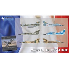 Special Hobby 1:72 Mirage F.1 - DUO PACK AND BOOK