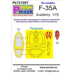 Pmask 1:72 Masks for F-35A - Academy 