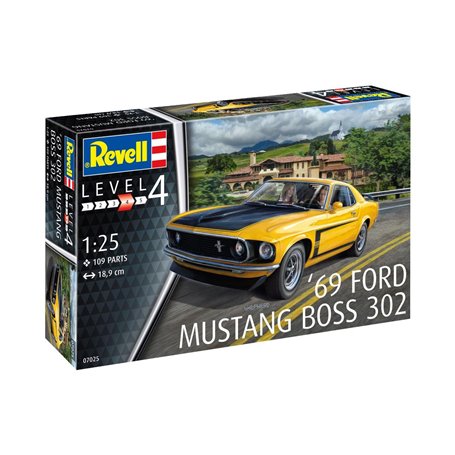 Revell 07025 1/25 Ford 1969 Boss 302 Mustang