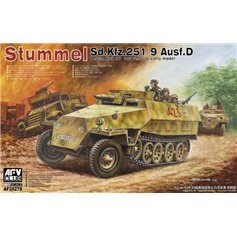 AFV Club 1:35 Sd.Kfz.251/9 Ausf. D - 75mm KwK.37 - LOW VELOCITY - EARLY TYPE 