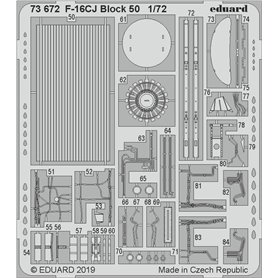Eduard ZOOM 1:72 F-16CJ Block 50 dla Tamiya