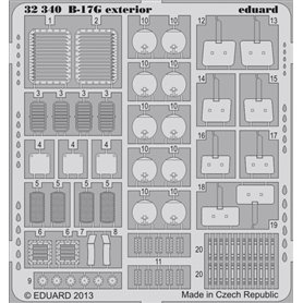 Eduard B-17G - PART II. 1/32 dla HKM