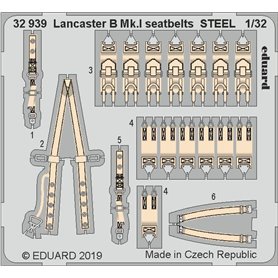 Eduard Lancaster B Mk.I PART I 1/32 dla HKM