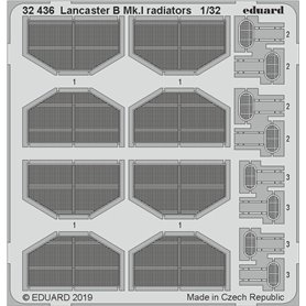Eduard Lancaster B Mk.I PART I 1/32 dla HKM
