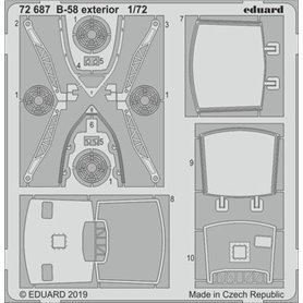 Eduard B-58 1/72 dla TAMIYA