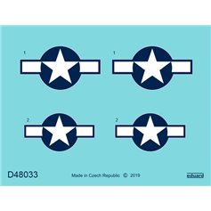 Eduard P-51D national insignia 1/48 dla EDUARD