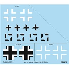 Eduard Fw 190A-8/R2 national insignia 1/48 dla EDUARD