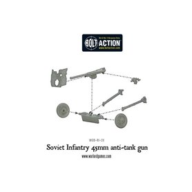 Soviet 45mm Anti Tank Gun