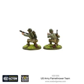 US Army Flamethrower team