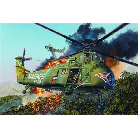 Trumpeter 1:48 H-34 - US MARINES RESCUE HELICOPTER - RE-EDITION