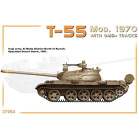 Mini Art 37064 T-55 Mod.1970 w/OMSh Tracks