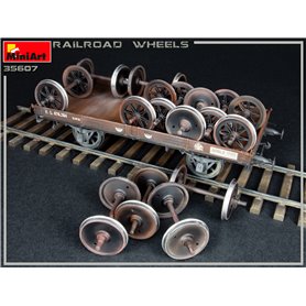 Mini Art 35607 Railroad wheels