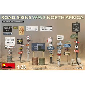 Mini Art 35604 Road Signs WWII ( Nord Africa)