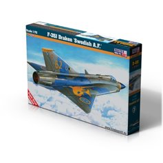 Mistercraft 1:72 J-35O Draken - SWEDISH AIR FORCE 