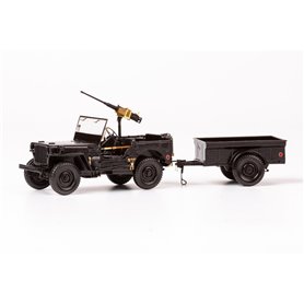 Eduard US Army 1/4 ton utility truck w/ trailer 1/35