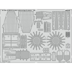 Eduard 1:48 Undercarriage and interior elements for B-26 B-50 Invader - ICM 