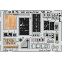 Eduard 1:48 Radio compartment for Boeing B-17G - HKM 