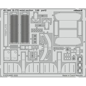 Eduard 1:48 WAIST SECTION do Boeing B-17G dla HKM
