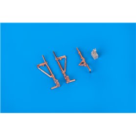 Eduard P-38F/G undercarriage legs BRONZE 1/48