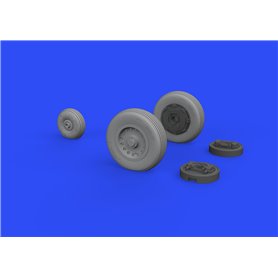 Eduard Mirage IIIC wheels 1/48