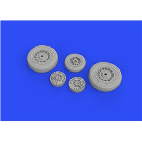 Eduard Buccaneer S.2C wheels 1/72