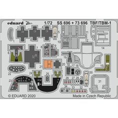 Eduard ZOOM 1:72 Grumman TBF / TBM-1 Avenger dla Hasegawa